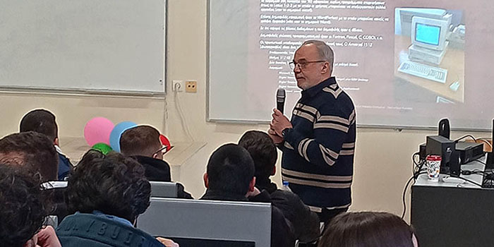 Ομιλία Καθηγητή Κακαρόντζα Γ. στο 7ο ΕΠΑΛ